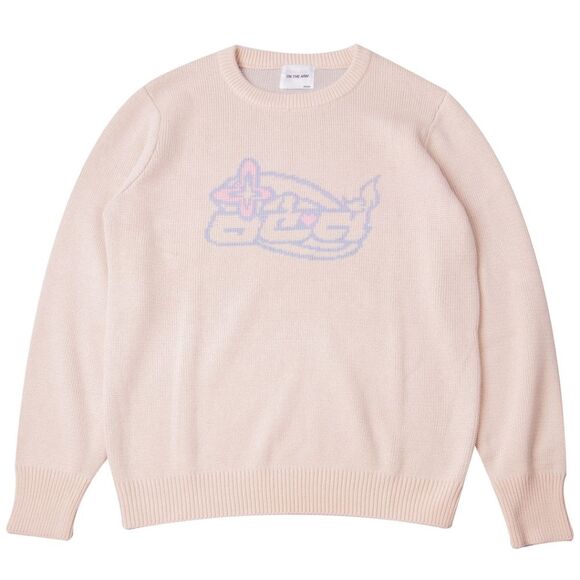 On The Arm Apricot Peach Color Kyoto Heavy Knit Sweater Size Medium - Picture 1 of 8